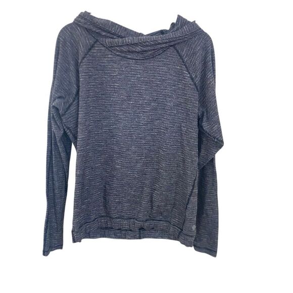 Lululemon Healthy Heart Pullover II Coco Pique Black White size 8 (size tags gon - Picture 1 of 7